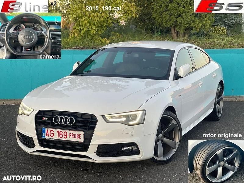 Culoarealb Utilizat 2015 Audi A5 Sportback Design Berlinǎ | 14.450 EUR (Super Preț) - Imagine 1/4