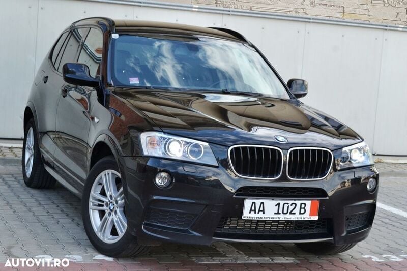 Negru Utilizat 2013 BMW X3 SUV | 12.750 EUR (Preț bun) - Imagine 1/4