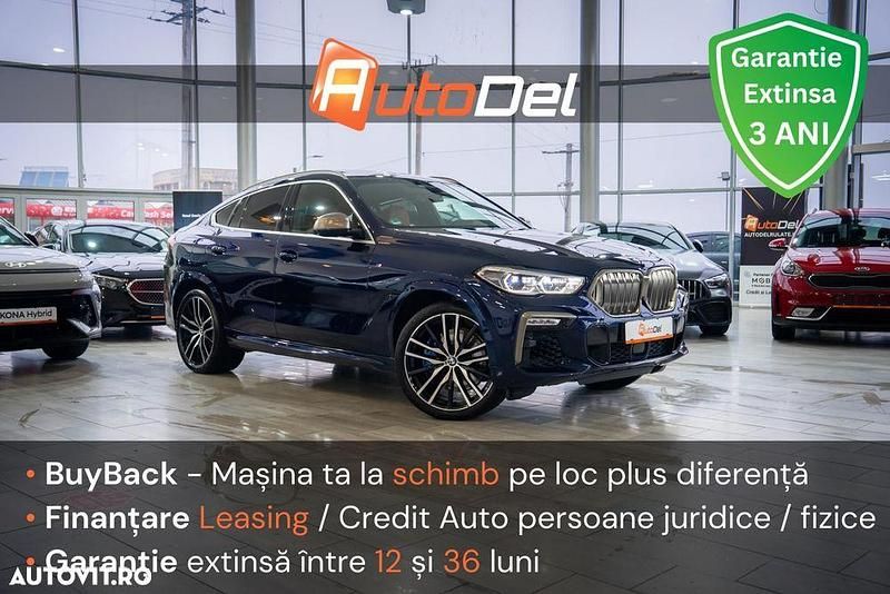 Culoarealbastru Utilizat 2020 BMW X6 SUV | 67.998 EUR - Imagine 1/4