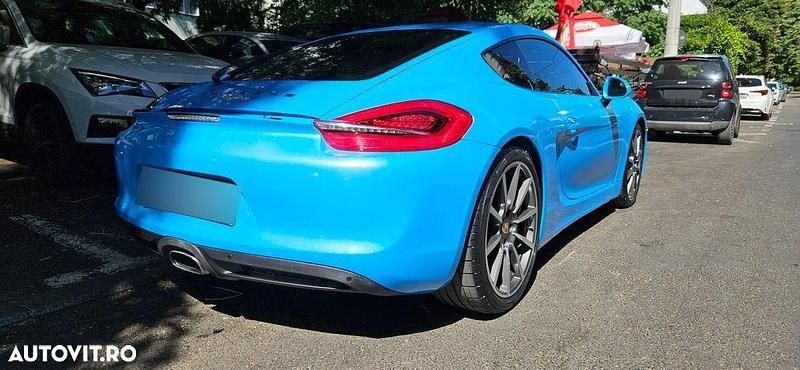 Second-hand Porsche Cayman 275 CP (202 kW) 2015 Albastru Coupe