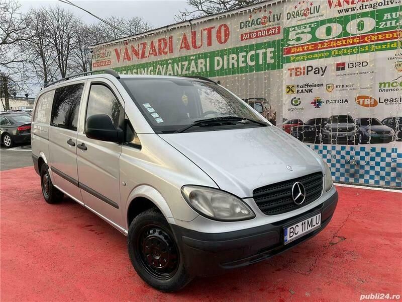 Gri Utilizat 2005 Mercedes Vito Monovolum | 3.999 EUR (Preț bun) - Imagine 1/4