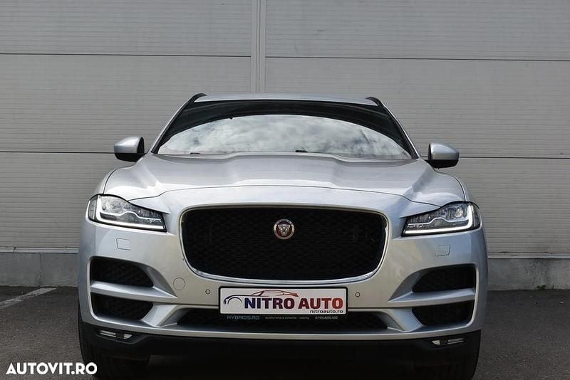 Gri Utilizat 2016 Jaguar F-Pace SUV | 15.999 EUR (Preț bun) - Imagine 1/4