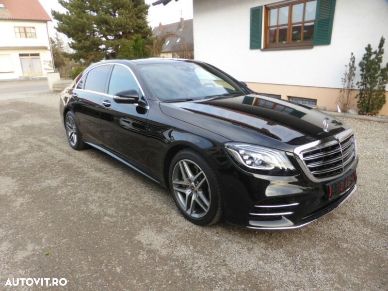 Negru Utilizat 2019 Mercedes S350 Berlinǎ | 59.381 EUR (Scump) - Imagine 1/4