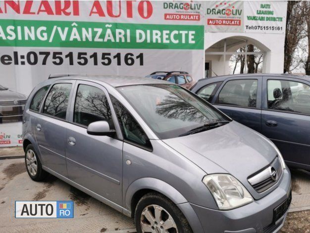 Argint Utilizat 2006 Opel Meriva Cosmo Monovolum | 1.899 EUR (Preț OK) - Imagine 1/4