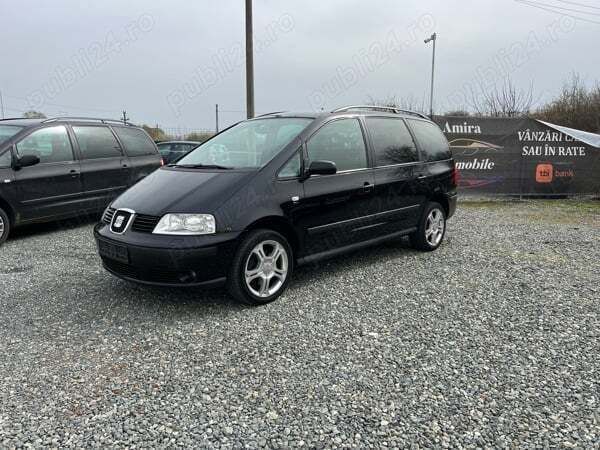 Negru Utilizat 2009 Seat Alhambra Monovolum | 4.850 EUR (Preț OK) - Imagine 1/4