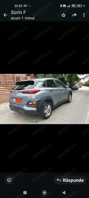 Second-hand Hyundai Kona 120 CP (88 kW) 2019 Gri SUV