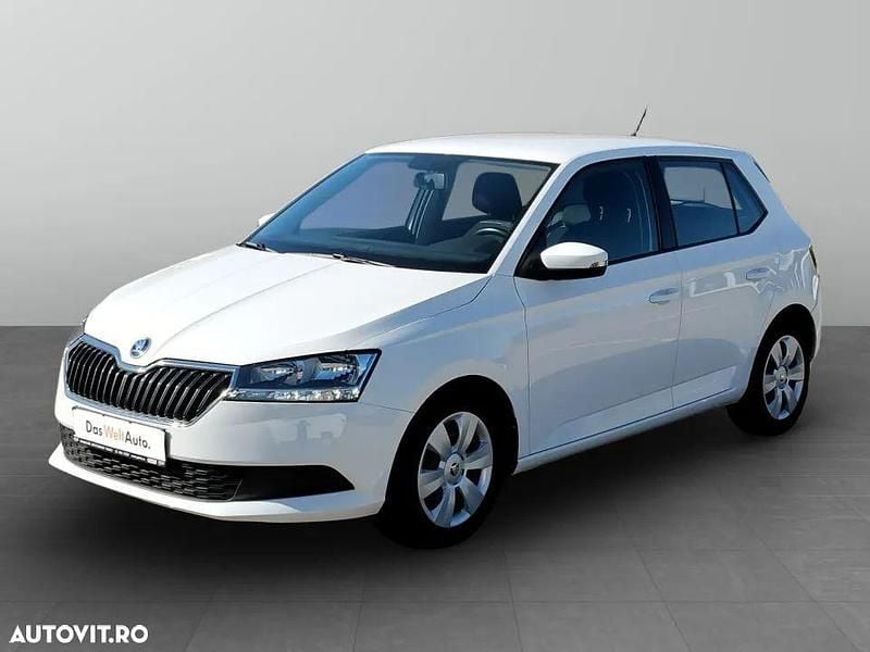 Culoarealb Utilizat 2021 Skoda Fabia Ambition Hatchback | 12.250 EUR (Puțin scump) - Imagine 1/4