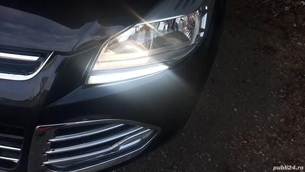 Negru Utilizat 2015 Ford Kuga Titanium SUV | 11.000 EUR (Puțin scump) - Imagine 1/4