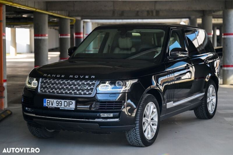 Negru Utilizat 2014 Land Rover Range Rover Vogue SUV | 24.800 EUR (Scump) - Imagine 1/4