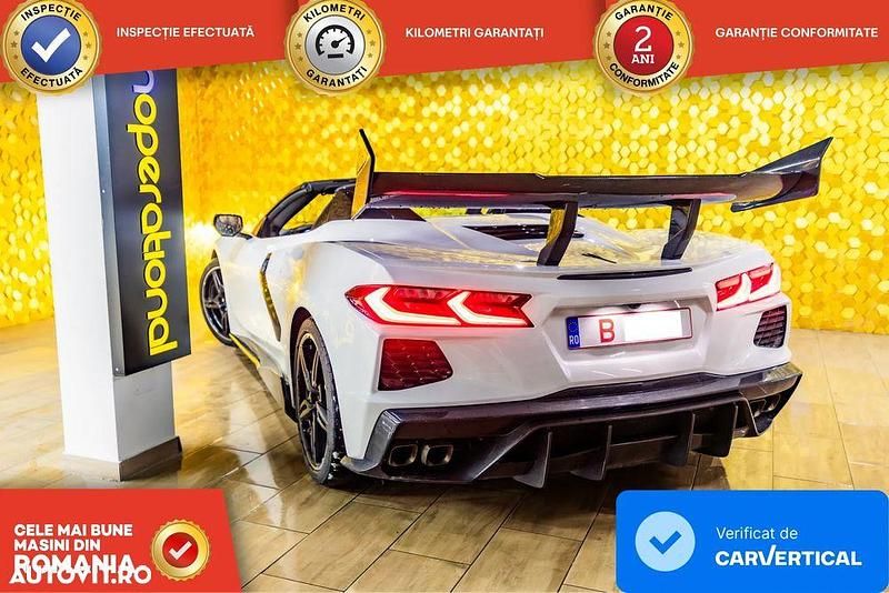 Second-hand Chevrolet Corvette Stingray 482 CP (354 kW) 2021 Culoarealb Cabrio