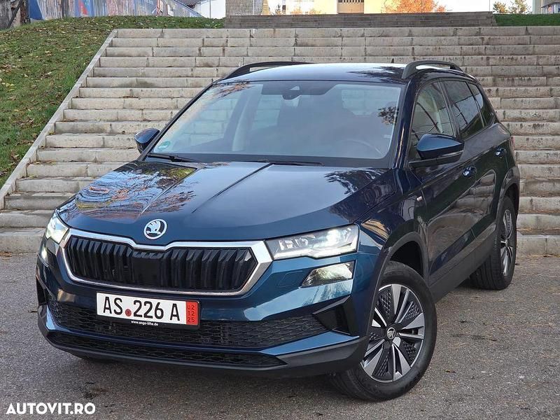 Culoarealbastru Second-hand 2022 Skoda Karoq SportLine SUV | 22.990 EUR (Preț OK) - Imagine 1/4