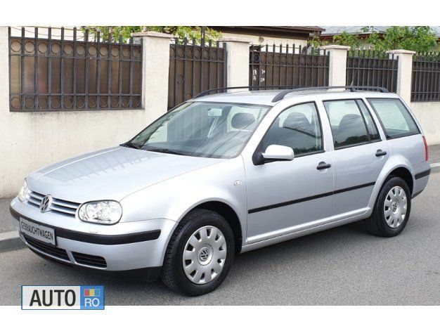 Argintiu Utilizat 2002 VW Golf IV Break | 1.590 EUR (Preț OK) - Imagine 1/4