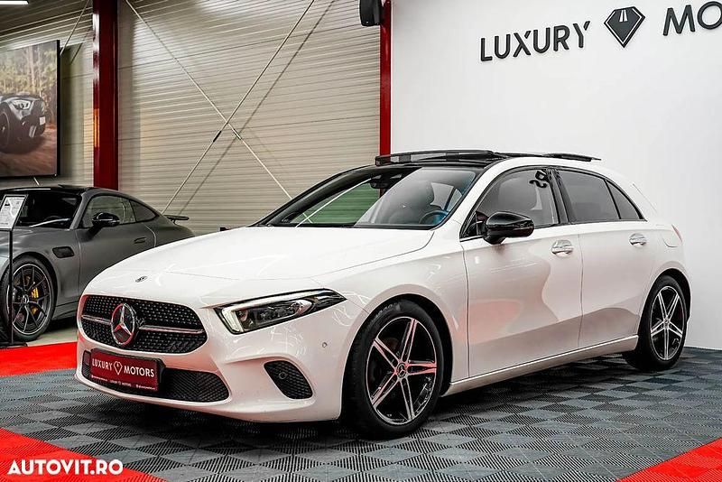 Second-hand Mercedes A180 Progressive 116 CP (85 kW) 2019 Culoarealb Hatchback