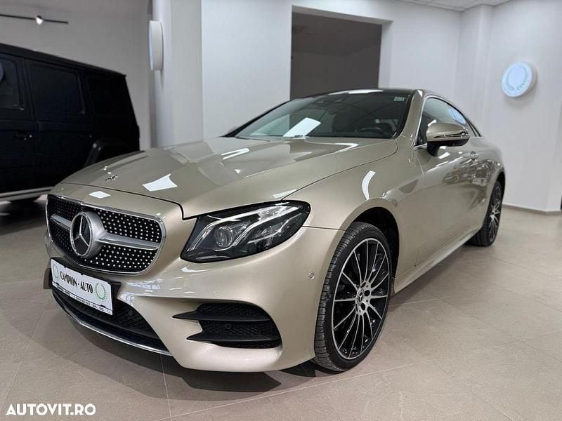 Second-hand Mercedes E400 Avantgarde 340 CP (250 kW) 2018 Culoaregalbeuriu Coupe