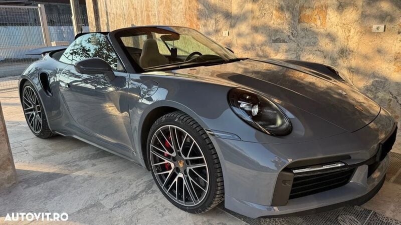 Gri Utilizat 2024 Porsche 911 Turbo Cabriolet Cabrio | 254.100 EUR - Imagine 1/4