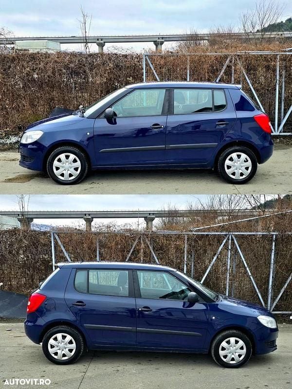 Second-hand Skoda Fabia 60 CP (44 kW) 2010 Culoarealbastru Hatchback