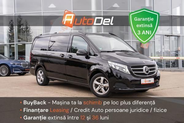 Negru Utilizat 2018 Mercedes V250 Luxury Monovolum | 54.740 EUR - Imagine 1/4