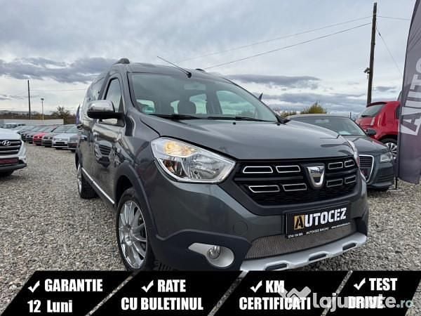 Gri Utilizat 2018 Dacia Dokker Stepway Monovolum | 9.950 EUR (Puțin scump) - Imagine 1/4