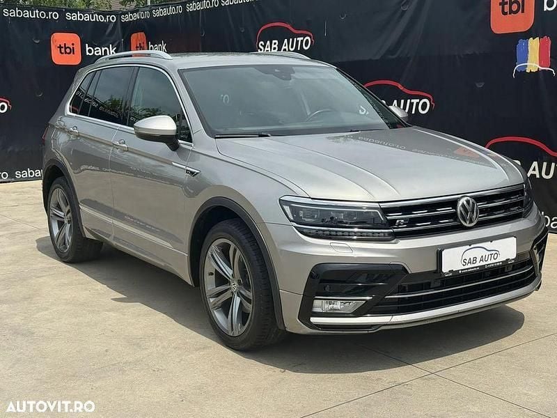 Gri Utilizat 2016 VW Tiguan R-line SUV | 19.999 EUR (Puțin scump) - Imagine 1/4
