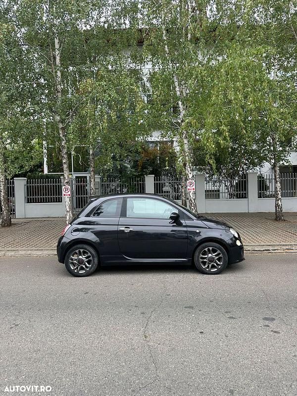 Culoarenegru Utilizat 2015 Fiat 500 Sport Hatchback | 7.300 EUR (Puțin scump) - Imagine 1/4