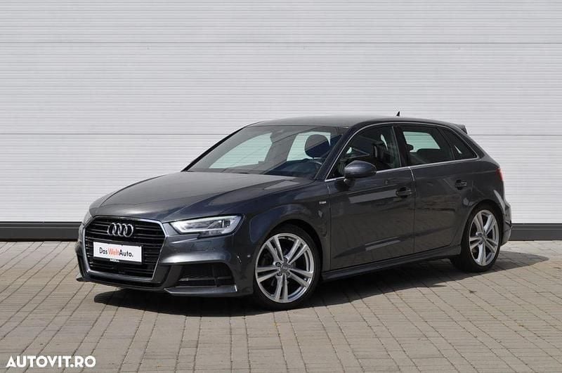 Gri Utilizat 2019 Audi A3 Sport Hatchback | 20.900 EUR (Preț OK) - Imagine 1/4
