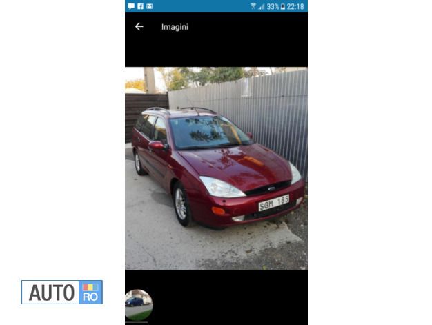 Second-hand Ford Focus 110 CP (80 kW) 2002 Rosu Break