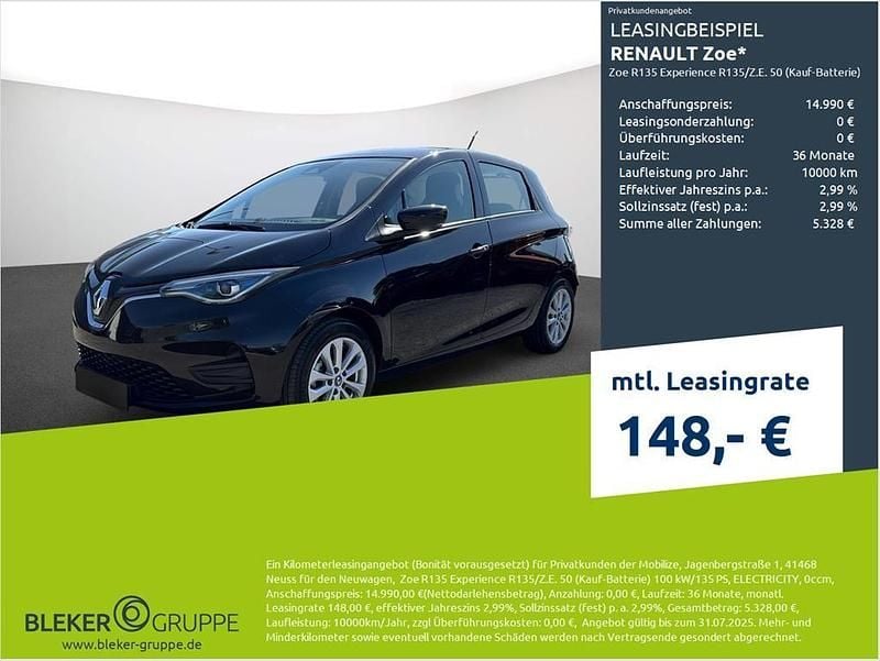 Utilizat 2021 Renault Zoe Experience Hatchback | 15.331 EUR (Preț OK) - Imagine 1/1