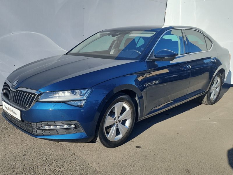 Albastru mediu normal Utilizat 2020 Skoda Superb Ambition | 24.500 EUR (Preț OK) - Imagine 1/4