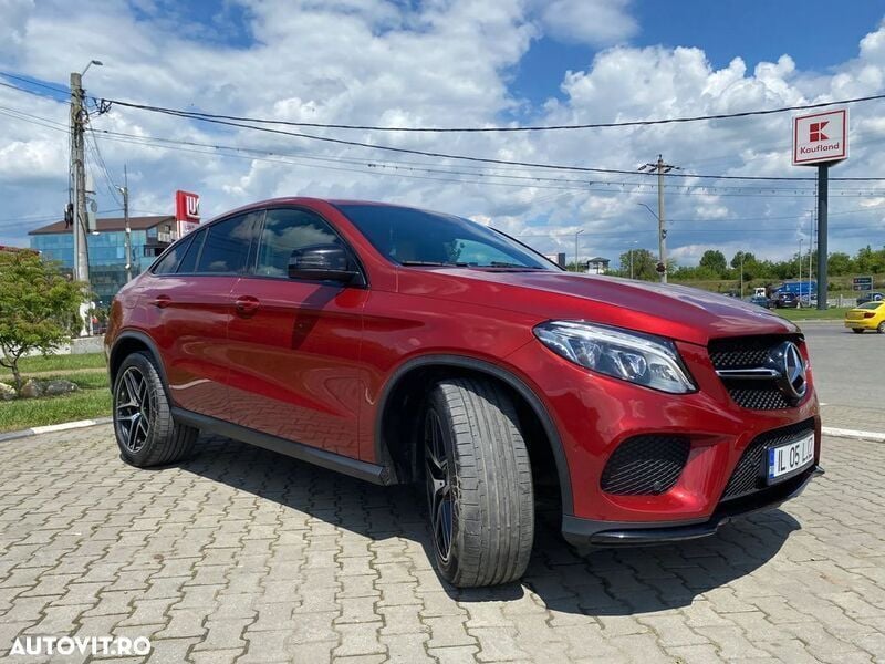 Rosu Utilizat 2016 Mercedes GLE350 Coupe | 35.900 EUR (Puțin scump) - Imagine 1/4