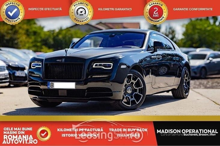 Negru Utilizat 2019 Rolls Royce Wraith Coupe | 299.998 EUR - Imagine 1/4