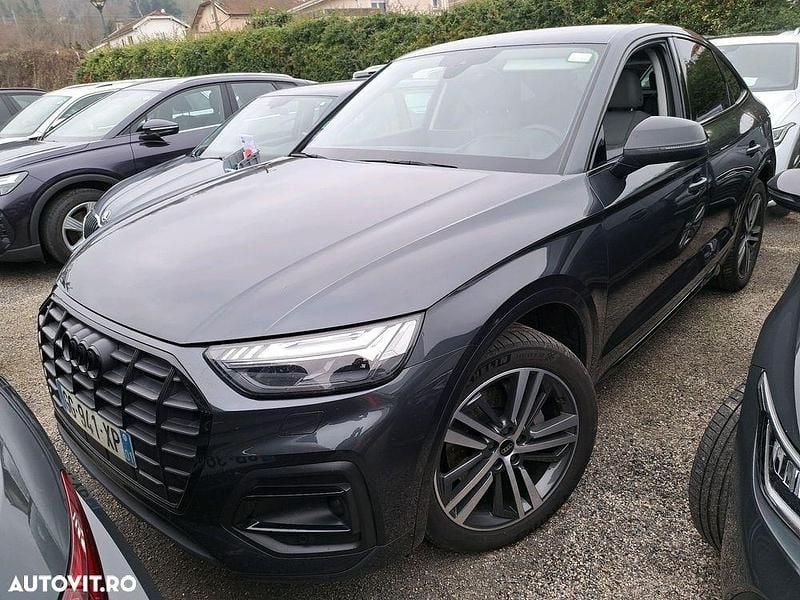 Culoarealbastru Utilizat 2022 Audi Q5 Sportback S-Line SUV | 34.500 EUR - Imagine 1/4