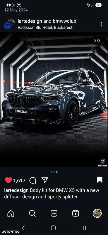 Gri Utilizat 2022 BMW X5 M SUV | 67.000 EUR (Puțin scump) - Imagine 1/4