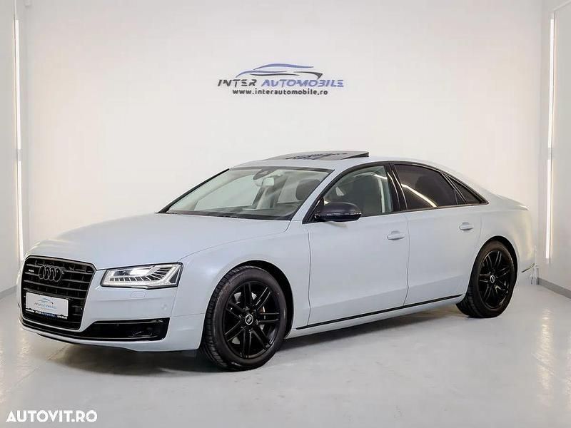 Gri Utilizat 2017 Audi A8 Berlinǎ | 32.400 EUR (Preț bun) - Imagine 1/4