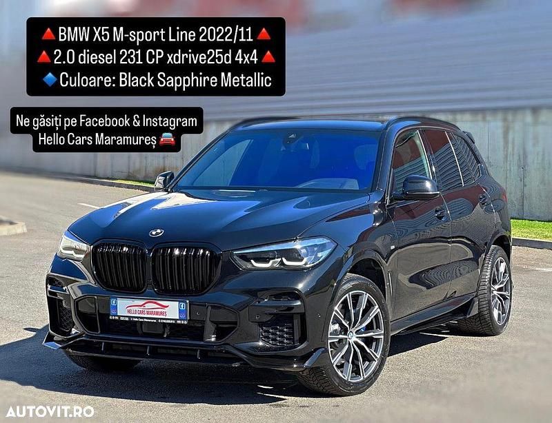 Culoarenegru Utilizat 2022 BMW X5 M Sport SUV | 55.990 EUR (Puțin scump) - Imagine 1/4