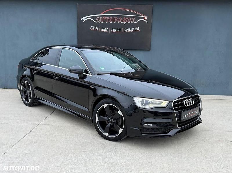 Culoarenegru Utilizat 2015 Audi A3 S-Line Berlinǎ | 11.990 EUR (Preț OK) - Imagine 1/4