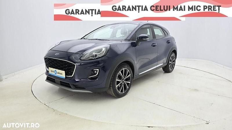 Culoarealbastru Utilizat 2022 Ford Puma Gen-E Titanium SUV | 14.450 EUR - Imagine 1/3