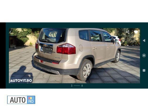 Second-hand Chevrolet Orlando 165 CP (121 kW) 2012 Gri Monovolum