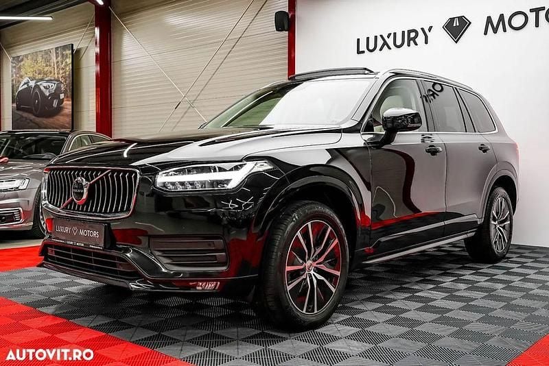 Negru Utilizat 2021 Volvo XC90 Momentum SUV | 36.300 EUR (Preț bun) - Imagine 1/4