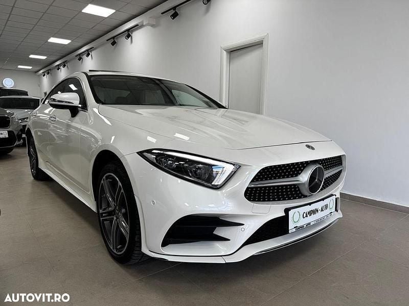 Culoarealb Utilizat 2020 Mercedes CLS450 AMG line Coupe | 52.999 EUR (Preț bun) - Imagine 1/4