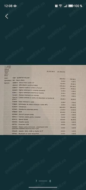 Second-hand Kia XCeed 160 CP (117 kW) 2021 Galben SUV