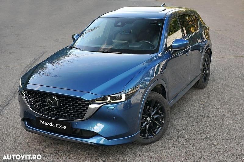 Culoarealbastru Utilizat 2022 Mazda CX-5 Exclusive-Line SUV | 22.900 EUR (Preț OK) - Imagine 1/4