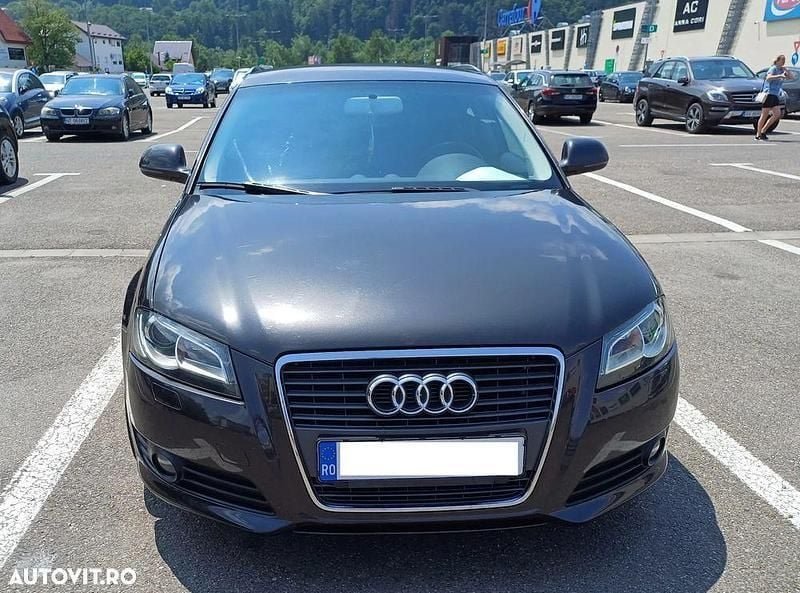 Negru Utilizat 2009 Audi A3 Sportback Ambition Hatchback | 5.950 EUR (Preț OK) - Imagine 1/4