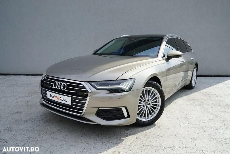 Gri deschis metalic Utilizat 2019 Audi A6 Design Break | 29.600 EUR (Preț OK) - Imagine 1/4