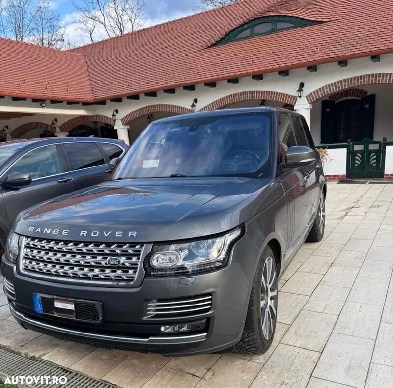 Gri Utilizat 2017 Land Rover Range Rover SVAutobiography SUV | 39.900 EUR - Imagine 1/4