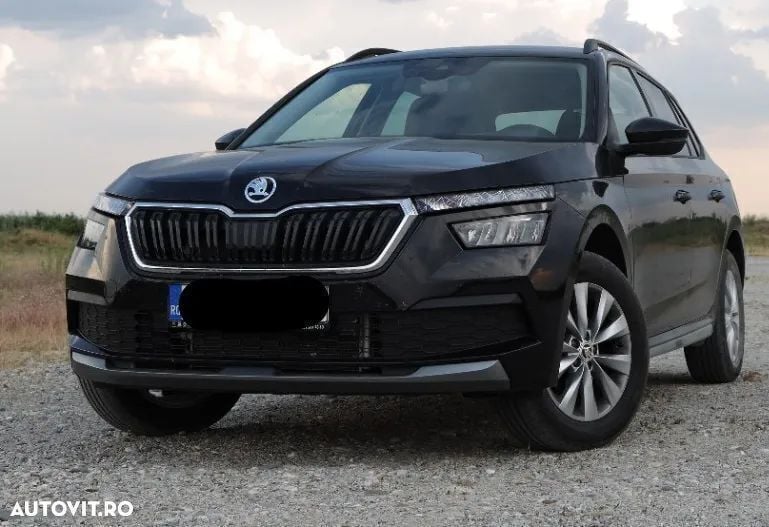 Negru Utilizat 2022 Skoda Kamiq SUV | 18.000 EUR (Preț OK) - Imagine 1/4