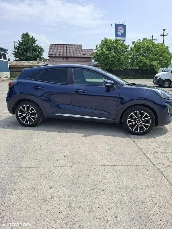 Culoarealbastru Utilizat 2022 Ford Puma Titanium SUV | 8.677 EUR (Super Preț) - Imagine 1/4