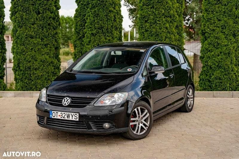 Negru Utilizat 2006 VW Golf Plus Comfortline Monovolum | 2.700 EUR - Imagine 1/4