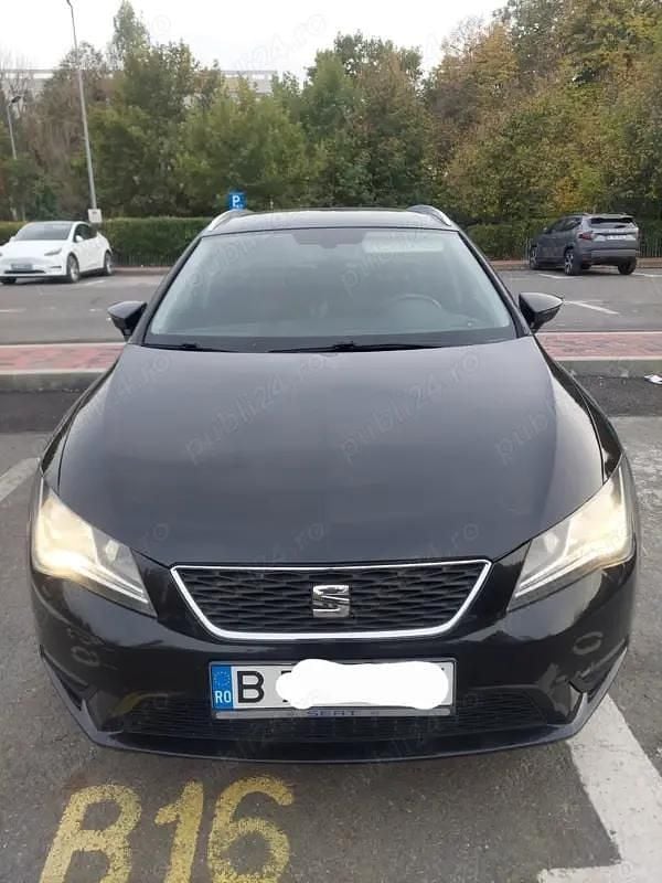 Negru Utilizat 2015 Seat Leon ST Break | 6.000 EUR (Preț OK) - Imagine 1/4