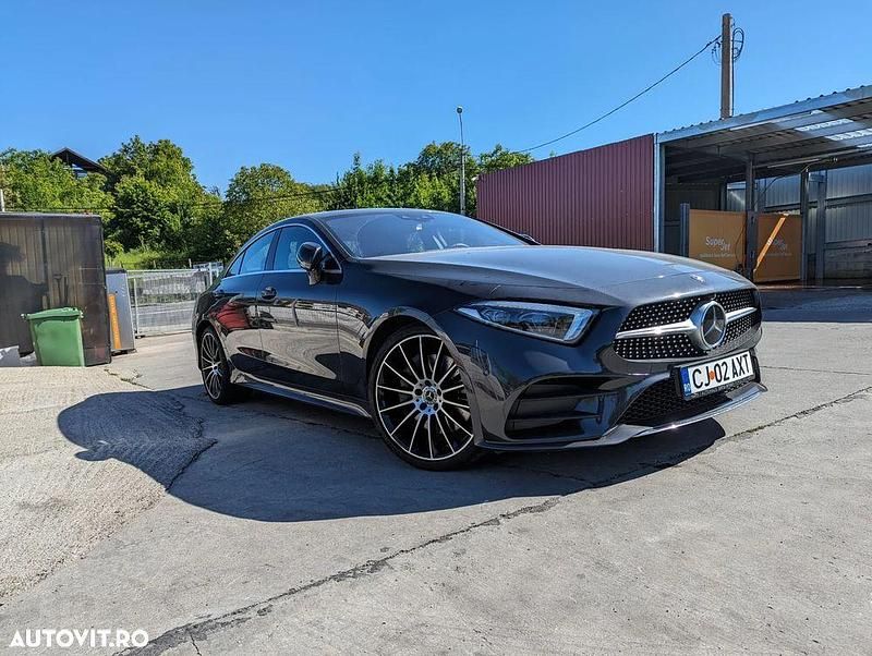 Gri Utilizat 2018 Mercedes CLS450 AMG line Coupe | 44.500 EUR - Imagine 1/4