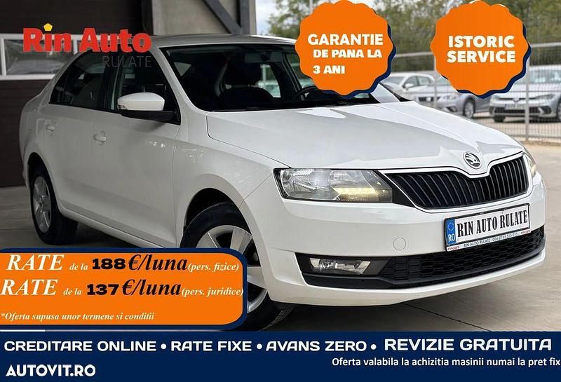 Culoarealb Utilizat 2019 Skoda Rapid Ambition Berlinǎ | 7.990 EUR (Preț OK) - Imagine 1/4